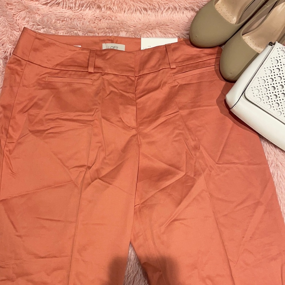 LOFT curvy crop dress pant